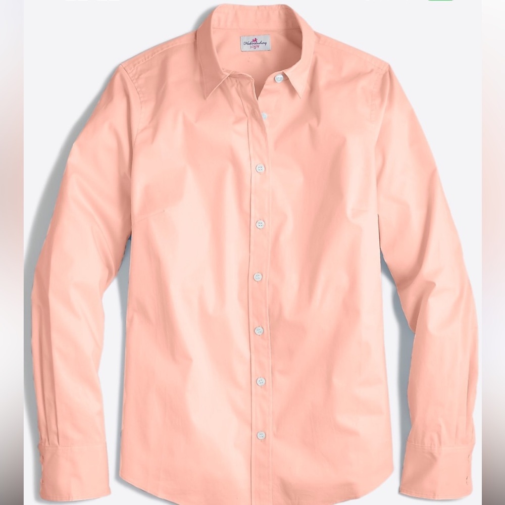 J.Crew Haberdashery Fitted Button Down Shirt Powder Pink XS‎ - Picture 2 of 12